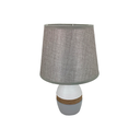 LAMPARA MESA CERA/TELA 31.5 CM DECORE 604-01363A