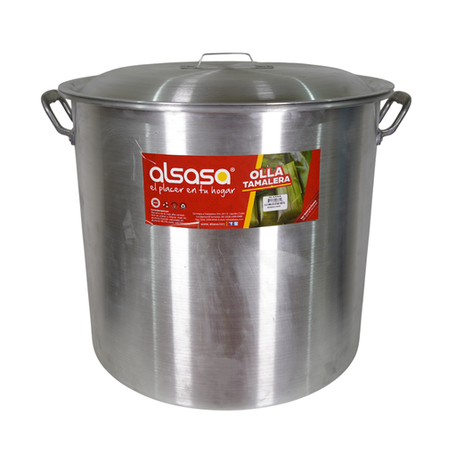 [15014008] OLLA ALUM TAMALERA 59.5X55 CM 160 QT C/T ALSASA