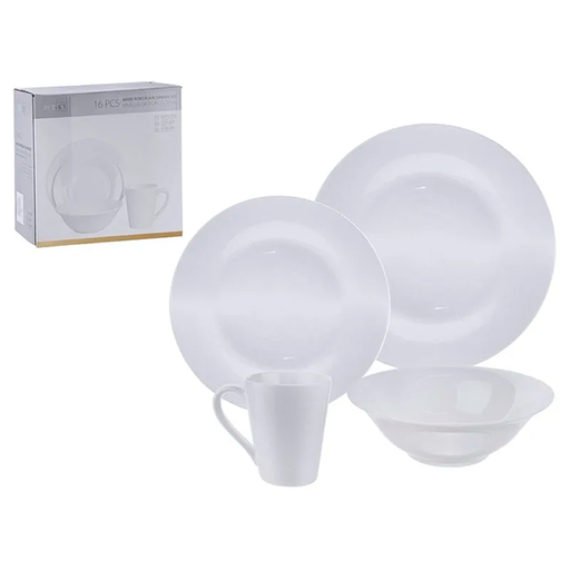 [15014221] VAJILLA PORCE 16 PZAS BL LIFE ART MAYS 705-05296