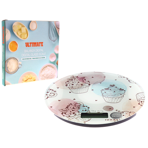 [15014224] BASCULA/PESA DIGITAL P/ALIMENTOS VID 19 CM ULTIMATE 739-06199