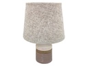 LAMPARA MESA 32 CM CERA/TELA CHOC DECORE 604-01364A