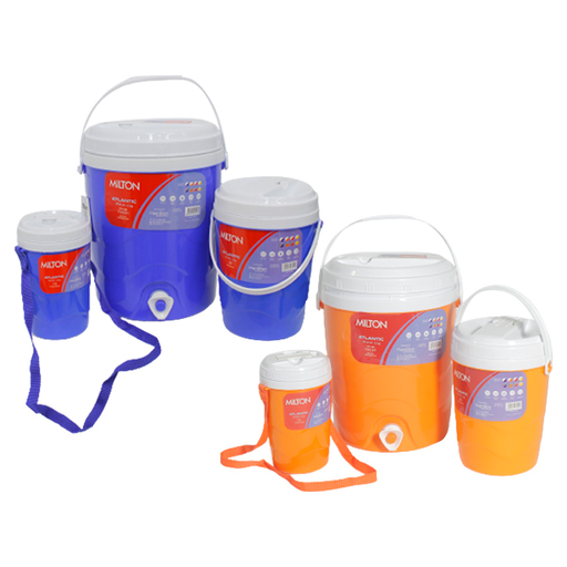 [15014307] SET 3 PZ COOLER/TERMOS 1/2.5/7.5 LT COL NARAN/AZ MILTON  717-KJ786