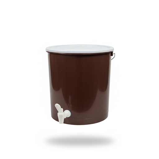 [15014478] CUBETA PLAS 15 LT C/T C/CHORRO CHOCO GUATEPLAST AR011078-CHO-0