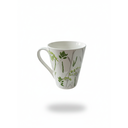TAZA CERA 330 ML BL/VD C/DECO SURT XD-2091-09-7820