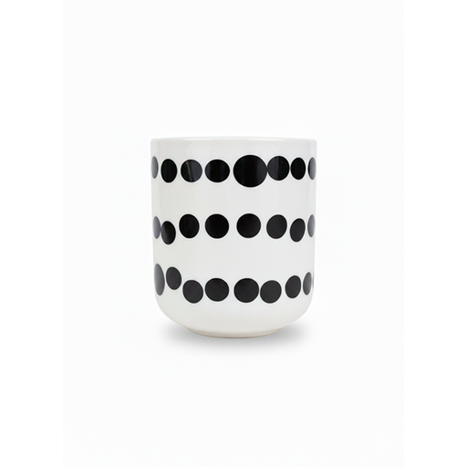 [16000137] SET TAZA/VASITO CERA 3.7 OZ DECO NG/BL 4 PZ LIFE ART MAYS 727-03494