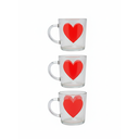 SET 3 TAZAS VID 12 OZ CONI DECO FLORES MAMA TRANS 8534