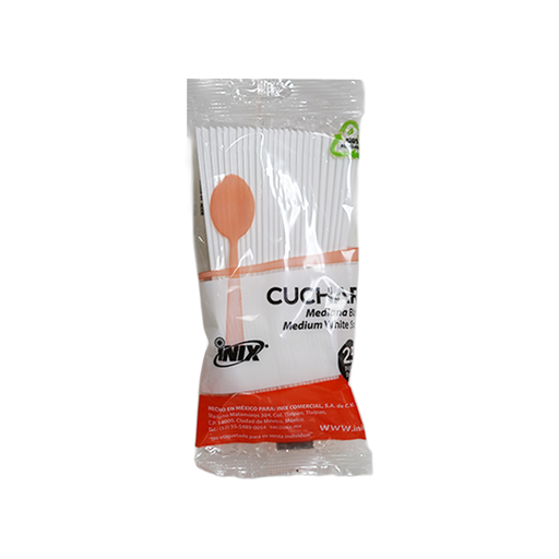 [15014695] CUCHARA DESE 25 PZ MEDIANA BL INIX-CUP-B