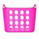 CESTA FLEX PLAS 35 LT P/ROPA C/AGARR CALADA HEMICASA PN-8044-PL
