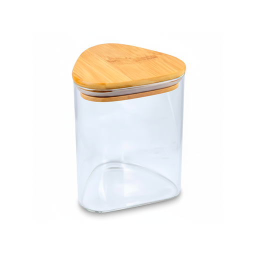 [15014961] DEPOSITO VID 280 ML TRIANGULAR TAPA PRES MAD CAJ GIGI
