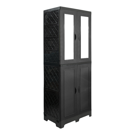 [15015533] ARMARIO PLAS AURA 160x60x40 CM 4 PTAS 2 ESPEJO CF C/12 GAN SANCHIA