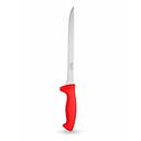CUCHILLO DESHUEZO 8" RECTO MANGO ERGONOMICO ROJO CALEDONIA CADER-8R
