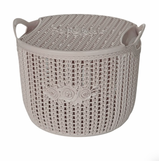 [16000223] DOCENA CANASTILLA PLAS MINI CAPUCCETO RED 21.5 CM CALADA C/OREJ C/T SURT MEGA