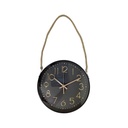 RELOJ PARED 30 CM RED C/CINCHA NG/ROS/DOR 602-41925