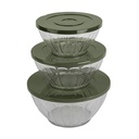 SET 3 ENSALADERAS VID RED C/T VD WINDROSE 723-05557