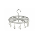 COLGADOR/GUINDOLA P/ROPA 24 CM C/12 GANCHOS GRIS/BL 701-41419
