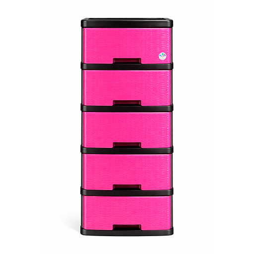 [15016281] GAVETERO PLAS MINI 5 NIV ROSA C/RODOS KAWAKI