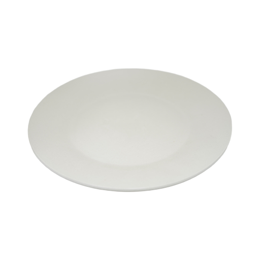[15016513] PLATO PORCELANA 10.5" RED ORI C/REL GRUESA BL XM10.5P