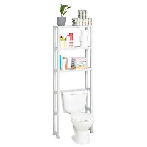 [15016981] ESTANTE ORGANIZADOR P/BAÑO 3 NIV BL RIMAX 12982-XP