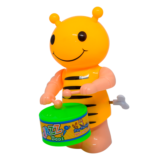 [16000252] DOCENA MUÑECO CUERDA ABEJA C/TAMBOR 8452