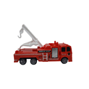 DOCENA CAMION PLAS BOMBERO GRUA 14 CM BOLSA CASAMAS 1518