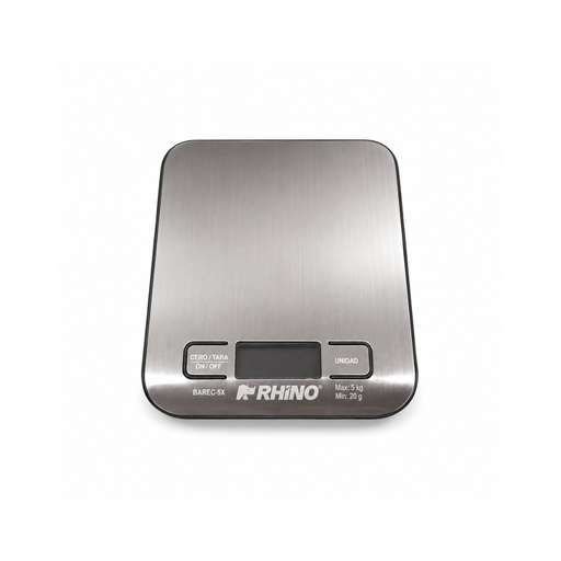 [32136] BASCULA MESA 5 KG ELEC RECT DOMESTICA RHINO BAREC-5X