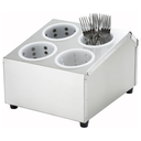 BASE P/VASO C/AGUJEROS ACER INOX WINCO FC-4H