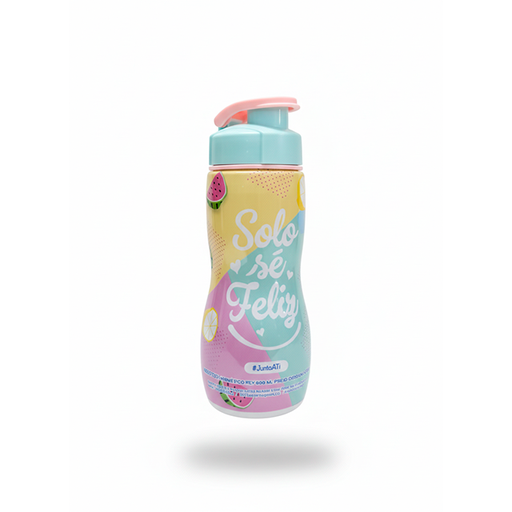 [15010250] BOTELLA PLAS BEBETODO HERMETICO REY 500 ML PRESS DECO FEM REYPLAST TTV018000