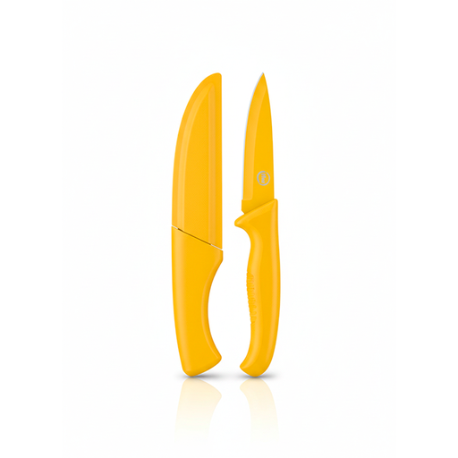 [15009368] CUCHILLO PELADOR 9.5 CM C/FUNDA CHROMA ILKO 26200