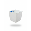 MACETA PLAS CUAD EST PIEDRA 25X25X25 CM REYPLAST MCX074000