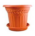 MACETA PLAS GRECCA #12 C/BASE REYPLAST MCX054000