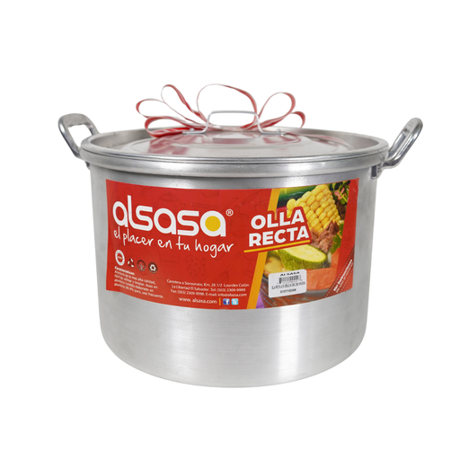 [1007582] OLLA ALUM RECTA ALTA 34 CM C/O ALSASA ST071034K