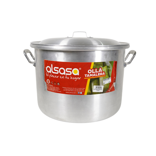 [3886] OLLA ALUM TAMALERA 40X30 C/T ALSASA SP002036K