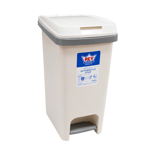 [15008765] PAPELERA PLAS 12.5 LT AUTOMATICA STAR REYPLAST PPX600700