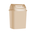 PAPELERA/BASURERO PLAS 12 LT MYR 1825