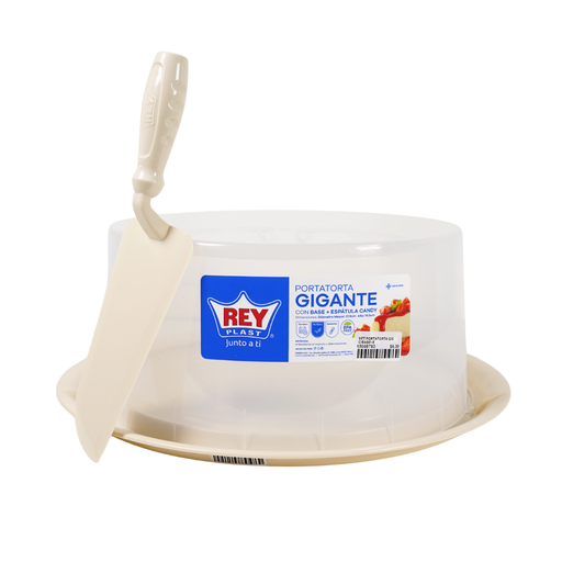 [15008780] SET PORTA TORTA GIG C/BASE+ESPAT CANDY REYPLAST RWX011100