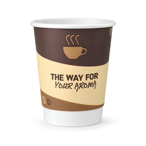 [37229] VASO CARTON 8 ONZ P/CAFE 25 UN DOBLE PARED