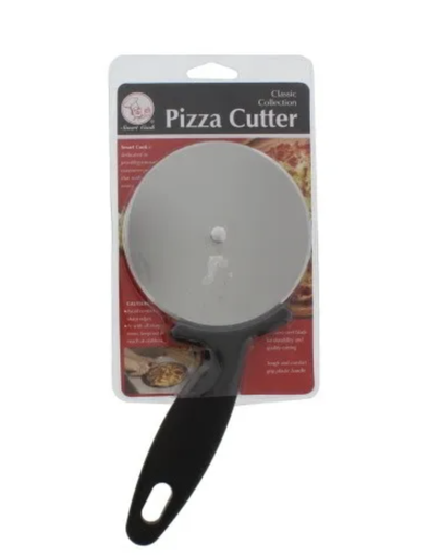 [15011402] CORTADOR P/PIZZA ACER 28X12X1 CM LISO NG/PLAT SMART COOK MAYS 743-9063731