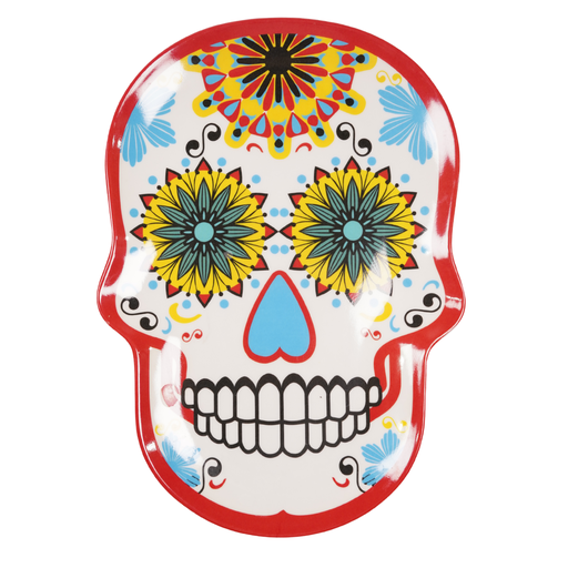 [15011475] PLATO MELA 11" LARGO FIG CALAVERA DECO GIGI