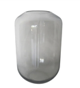 FLORERO VID 19.5X30 CM LISO TRANS DECORE 714-00933
