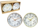 RELOJ PARED 10" CM LISO DOR ROS/DOR TIMES TOWER 602-04413