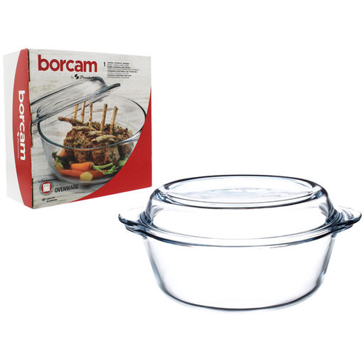 [15011592] CACEROLA VID 2100CC/71 OZ BORCAM C/T TRANS PASABACHE MAYS 748-59003