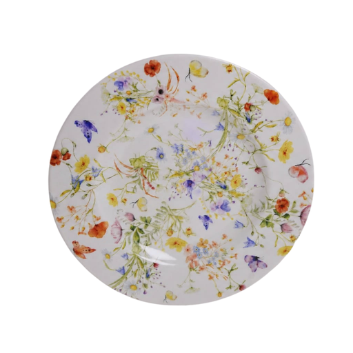 [15011789] PLATO PORCELANA DECO 8.10" RED TRAMONTINA 96580/012