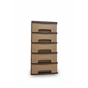 GAVETERO RUBIN PLAS 5 NIV BEIGE SANCHIA