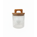 DEPOSITO VID 750 ML CILIND TAPA PRES MAD C/AGARR CAJ GIGI